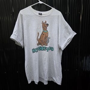 Vintage Warner Bros. Scooby-Doo Light Gray Kids T-Shirt‎